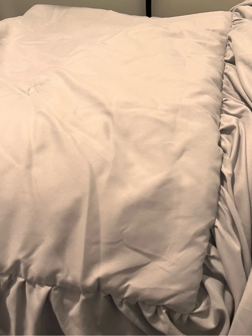 Twin Size Bed Comforter Bedspread Only- Lightweight & Grey in Color